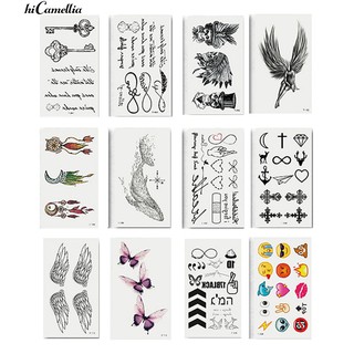 TO Tato Tubuh Temporer Bentuk Sayap Kupu kupu Tahan Air TO Tato Tubuh Temporer Bentuk Sayap Kupu kupu Tahan Air