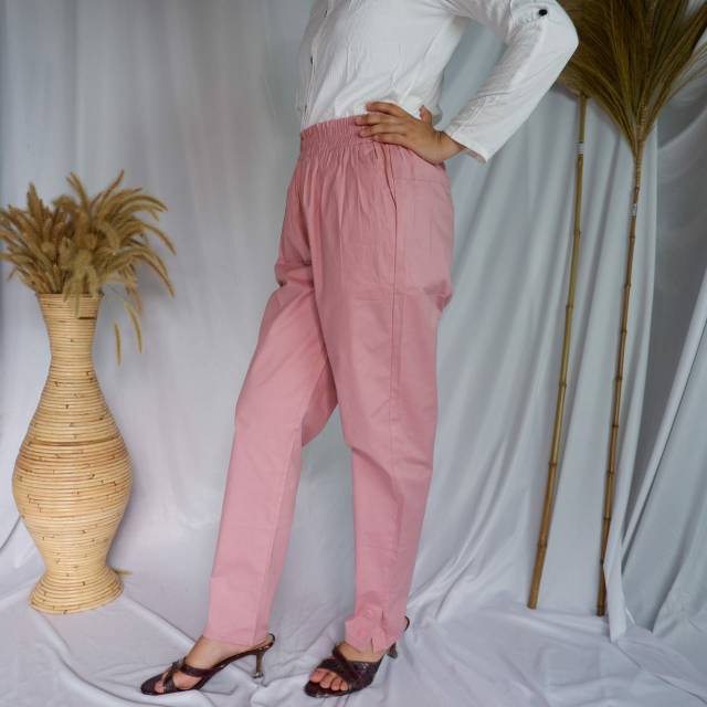 CELANA BASIC PANTS JUMBO KATUN STRETCH PREMIUM