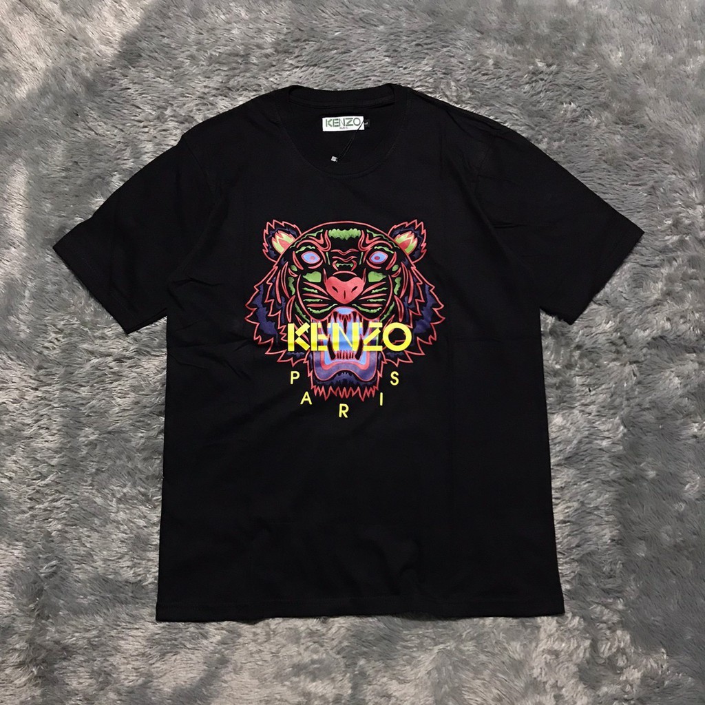 KAOS TSHIRT KENZO GRADIENT TIGER II HIGH MIRROR PREMIUM QUALITY