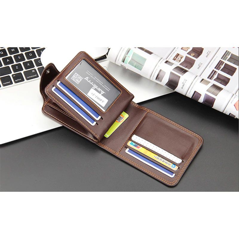 BAELLERRY DA4001 Dompet Pria Bahan Kulit PU Leather Premium WATCHKITE WKOS