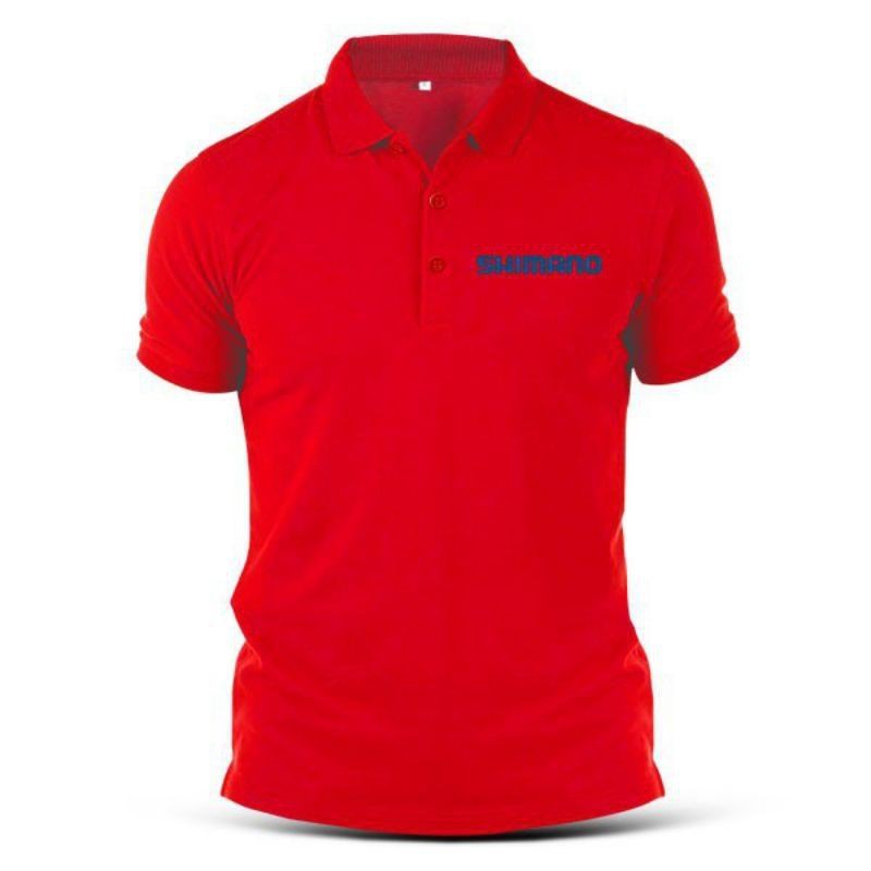 ⭐️⭐️⭐️⭐️⭐️POLO TERLARIS SHIMANO-LOGO--POLO-T-SHIRT-COTTON100% GSM220-HIGH-QUALITY-ORIGINAL-PRINTED /