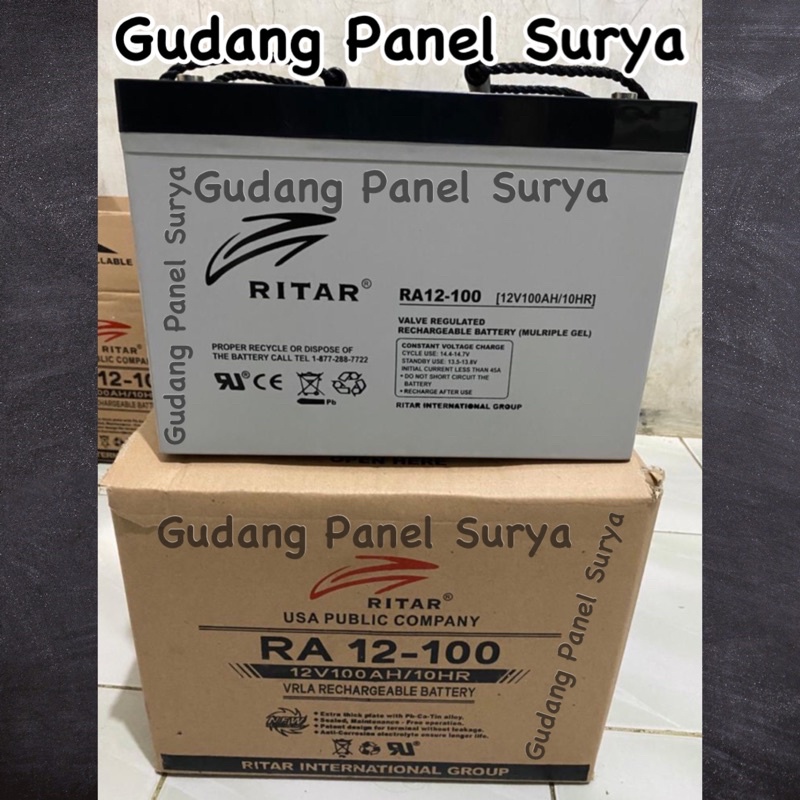 Aki Ritar Accu RITAR Battery Power VRLA RA12-100 12V 100AH