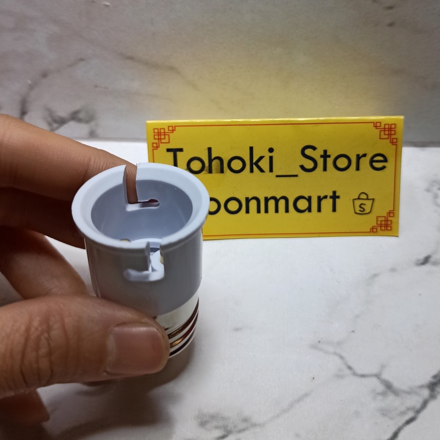 Fitting Converter B22 ke E27 / Fitting Sambung