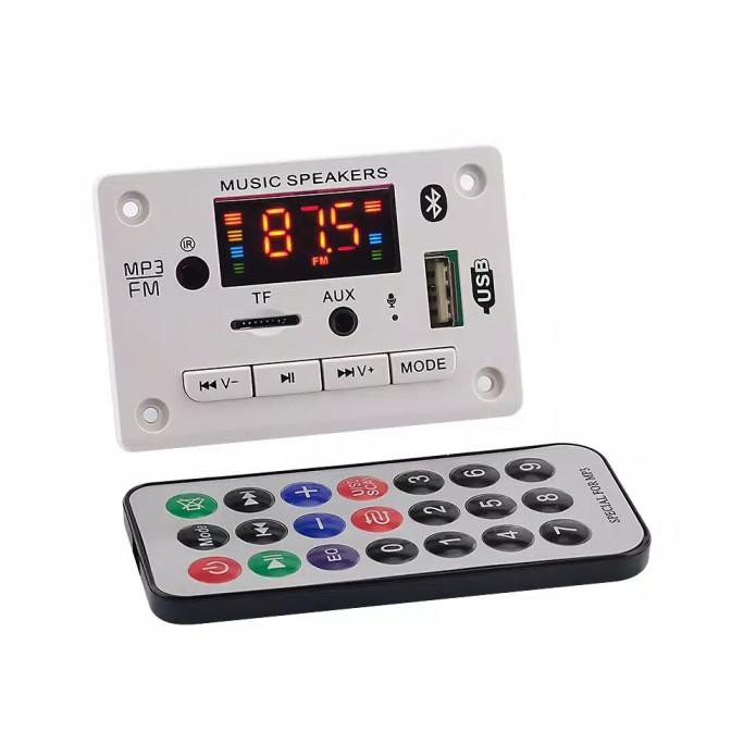 Koko1_Shopp | Kit Modul Mp3 Player Bluetooth 5.0 With Hans-Free Phones - Putih