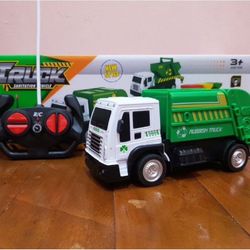 mainan rc car mobil truk sampah - mainan mobil remote control truk