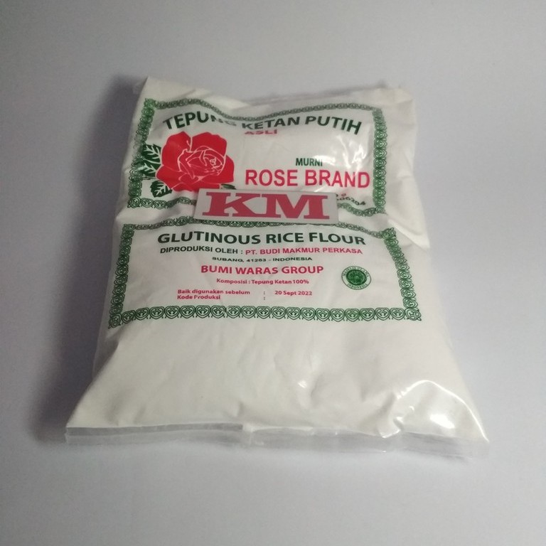 

(KRTN 20 BIJI) TEPUNG KETAN PUTIH & BERAS PUTIH ROSE BRAND 500GRAM