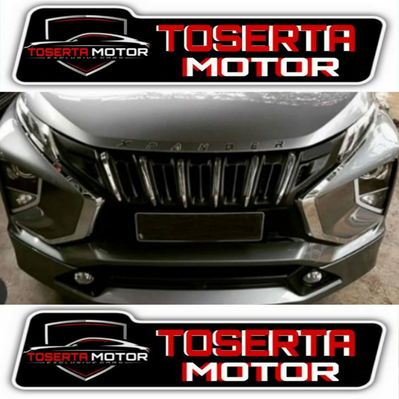 Grill Xpander Appolo Hitam Doff List Crome