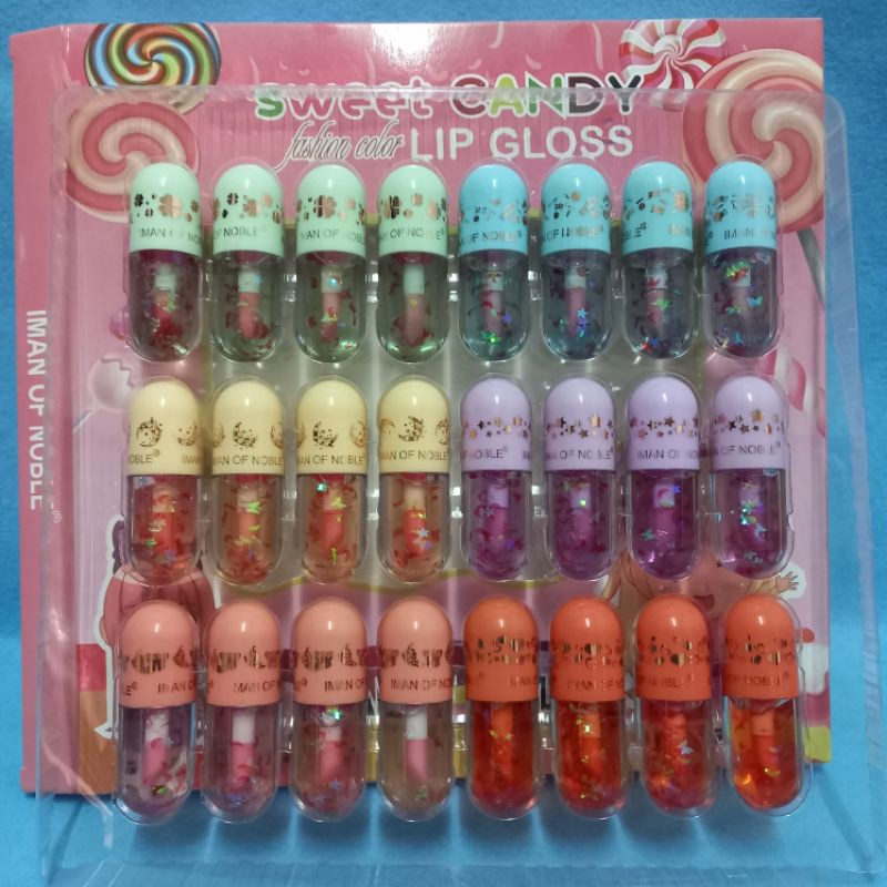LIP OIL IMAN OF NOBLE SWEET CANDY NO.7036-24 PER BOX