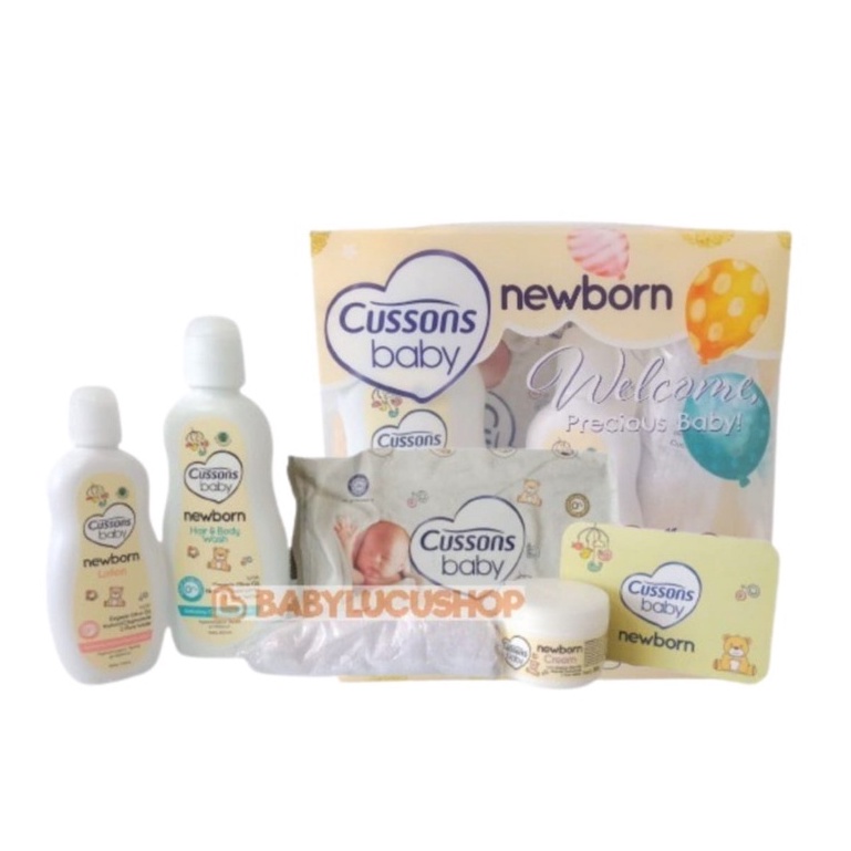 Cussons Baby Newborn Gift Pack Set || Cussons Baby Perawatan Newborn | Paket Mandi Bayi Cussons Baby Set