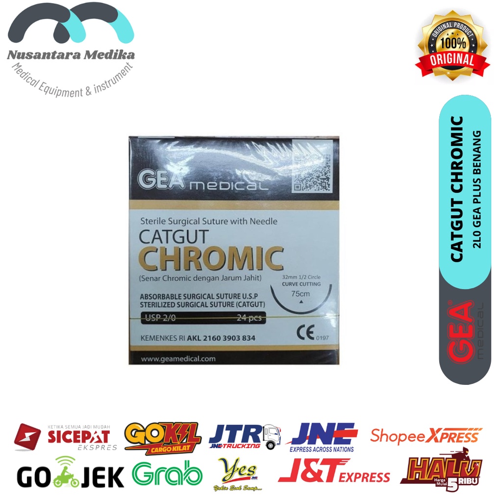 benang chromic GEA 2/0