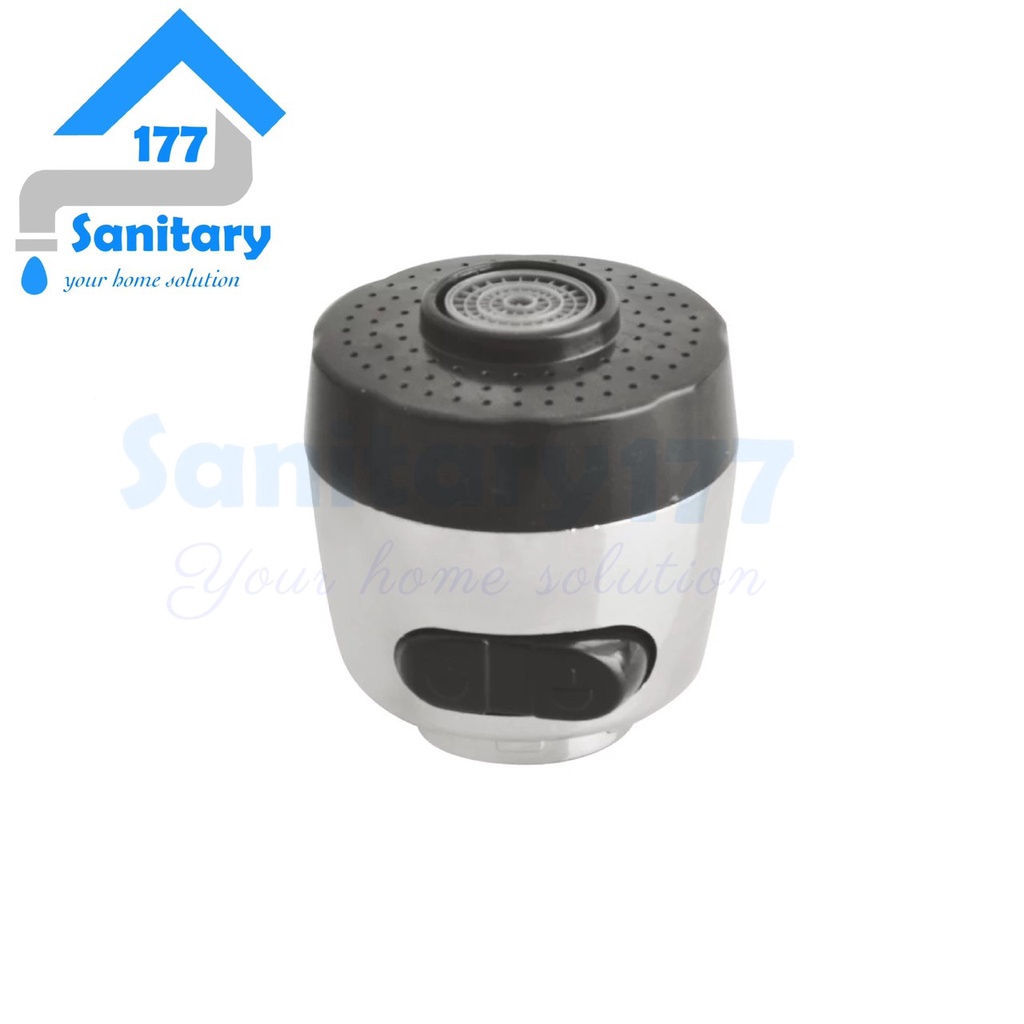 Sambungan KEPALA kran sink 2in1 SC-Filter saringan cuci piring model shower 2 in 1 hemat air head faucet hitam black conector aerator mini shower /F35B