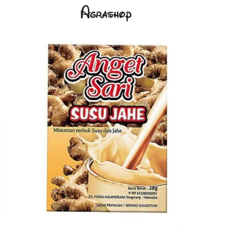 

ANGET SARI SUSU JAHE BUBUK 1 renteng isi 10 sachet angetsari renceng