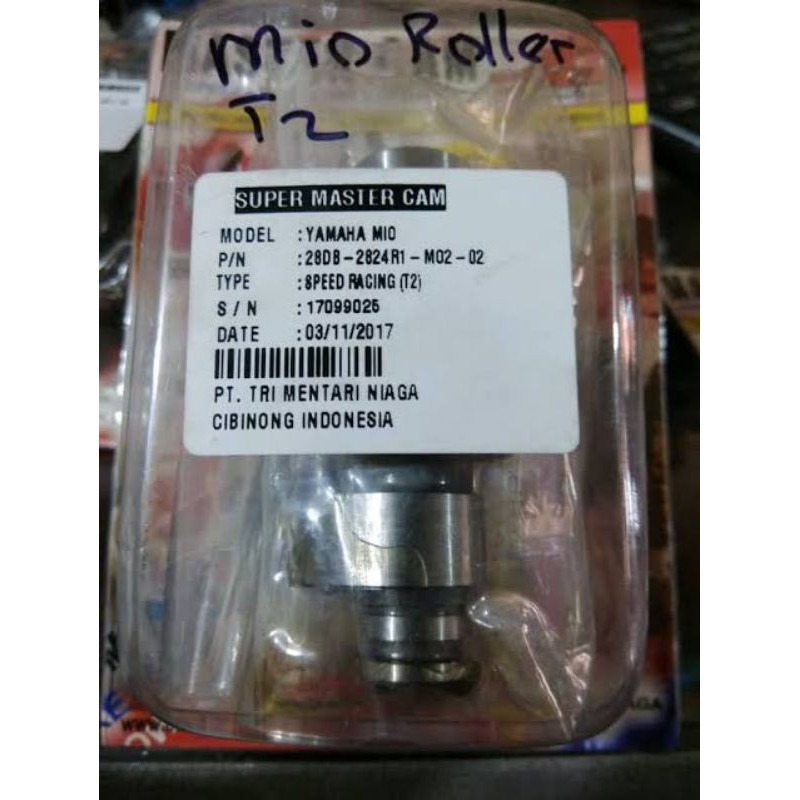 BRT NOKEN AS Master Cam + ROCKER ARM MIO, MIO Sporty, MIO Soul, Nouvo tipe T1, T2