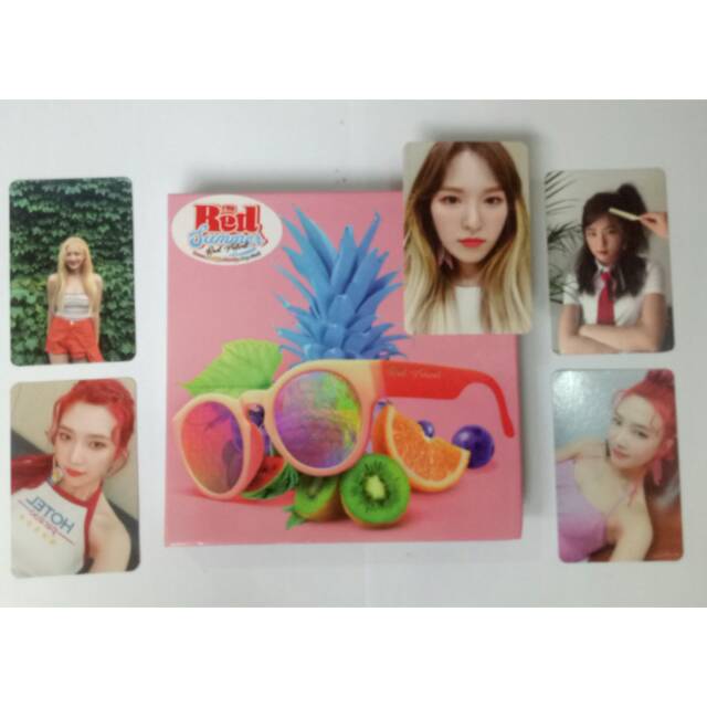 Red Velvet The Red Summer Photocard Seulgi, Wendy, Joy, Yeri