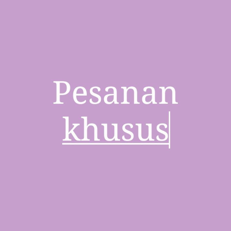 pesanan khusus baju dewasa