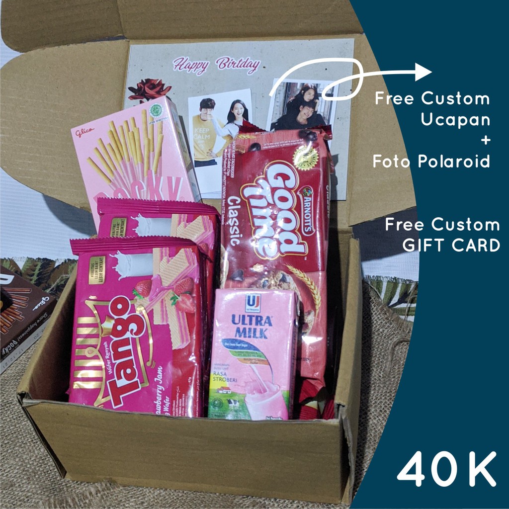 

Kotak Hadiah Snack Kado Ulang Tahun Wisuda Box Medium