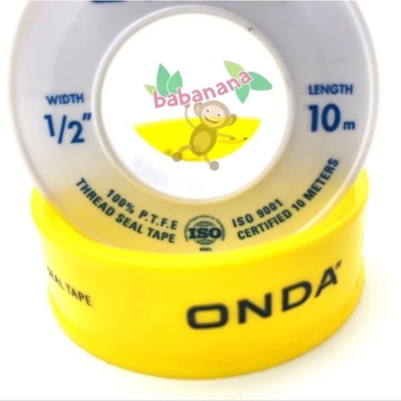 Isolasi Pipa air Onda 10 Meter thread seal tape pipe selotip sealant