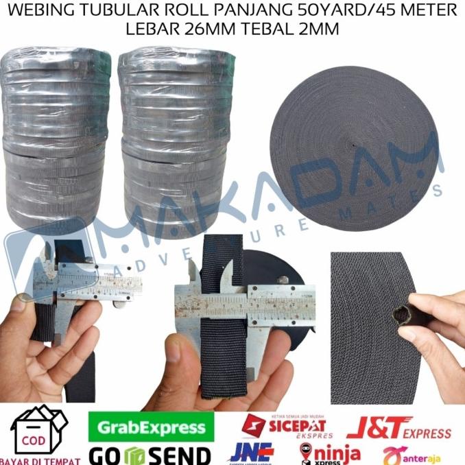 HOTLIST tali webing tubular double roll