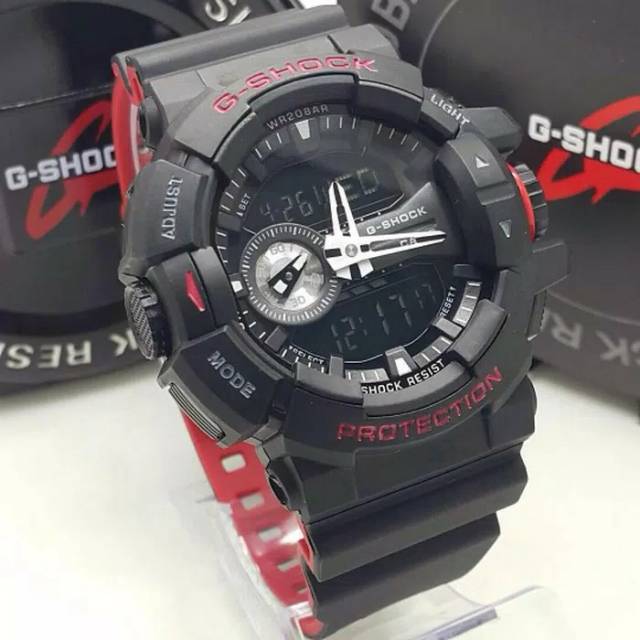 Jam tangan pria casio gshock G shock ori type Ga400 battrai