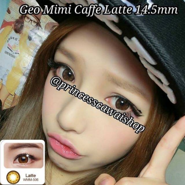 

Softlens geo princess mimi cafe latte 14.5mm
