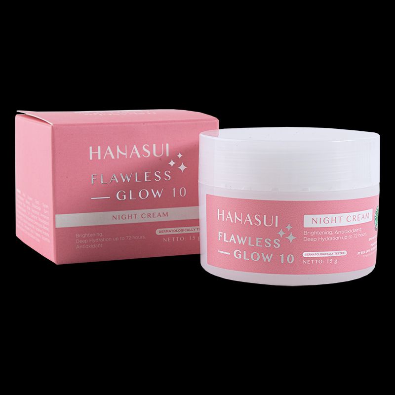 Hanasui Flowless Glow 10 Night Cream 15gr