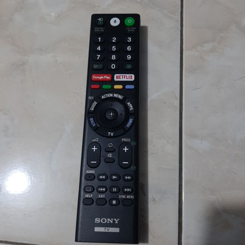 REMOTE REMOT TV SONY LED RMF-TX200P ORIGINAL ASLI