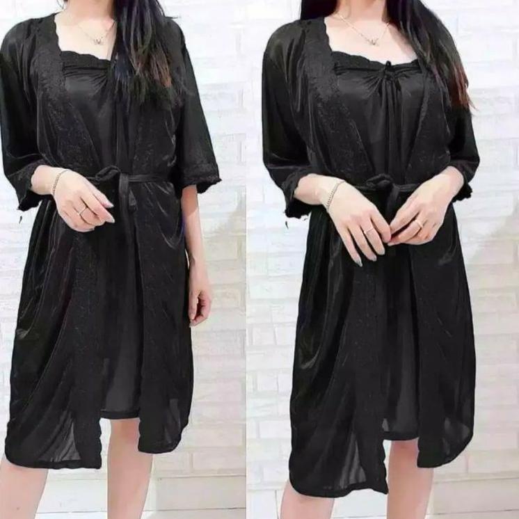 BMA.26Au22w ▪ Baju Tidur Kimono JUMBO XXXL / Kimono Jumbo / Kimono Big Size / Baju Dinas Malam / Kim