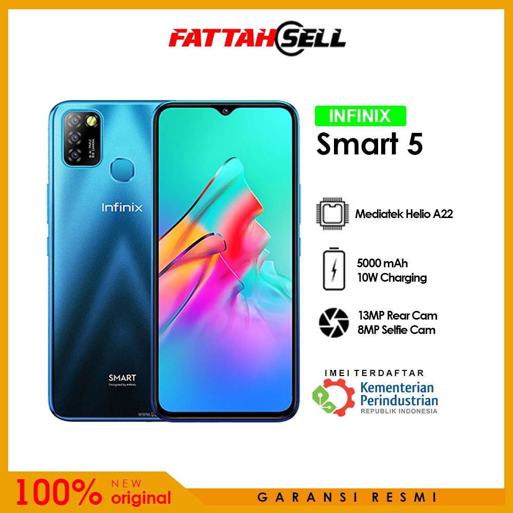 INFINIX SMART 5 3/64 GB - GARANSI RESMI