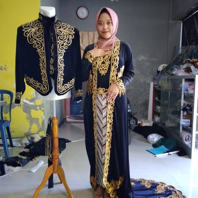 Kebaya pengantin model kutu baru || kebaya pengantin modern || kebaya pengantin bludru || kebaya pen