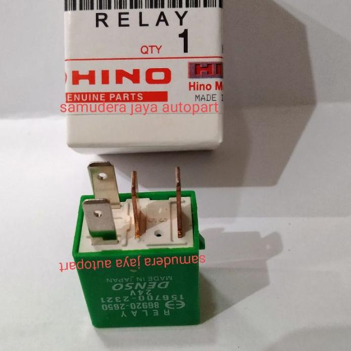 relay power lampu Hino lohan kaki 4 24 volt