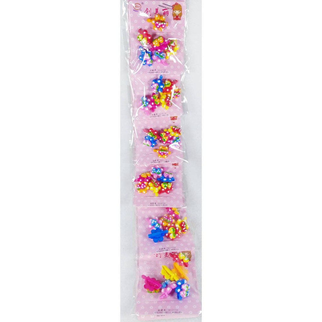 grosir  Jepit rambut slip nylon isi 24 pcs