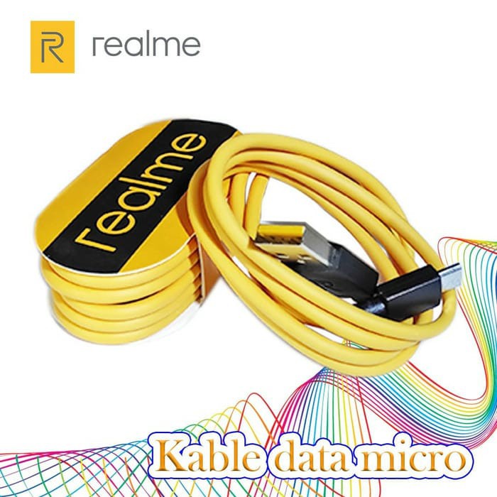 [RO ACC]MICRO USB YELLOW KABEL DATA CHARGER REALME MICRO USB ALL TIPE HP