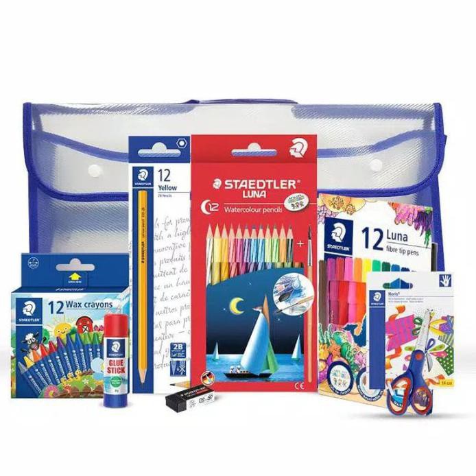 

baru staedtler fancy set / paket super hemat peralatan anak sekolah sry77