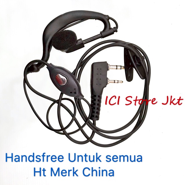 Handsfree/Headset/Earphone Standar (Untuk semua HT merk China)