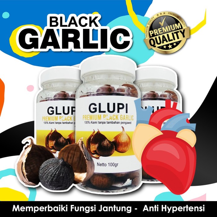 

GLUPI - Black Garlic dari bawang putih jantan yang masih mentah segar