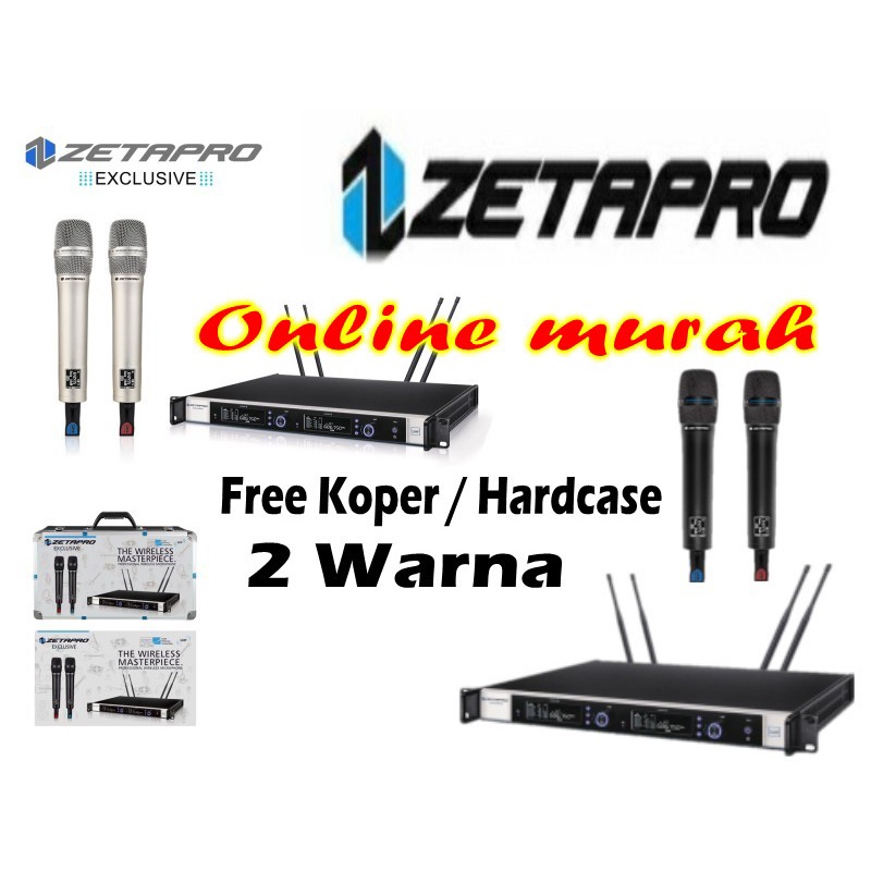 mic zetapro exclusive wireless MIC WIRELESS EXCLUSIVE 2 WARNA original