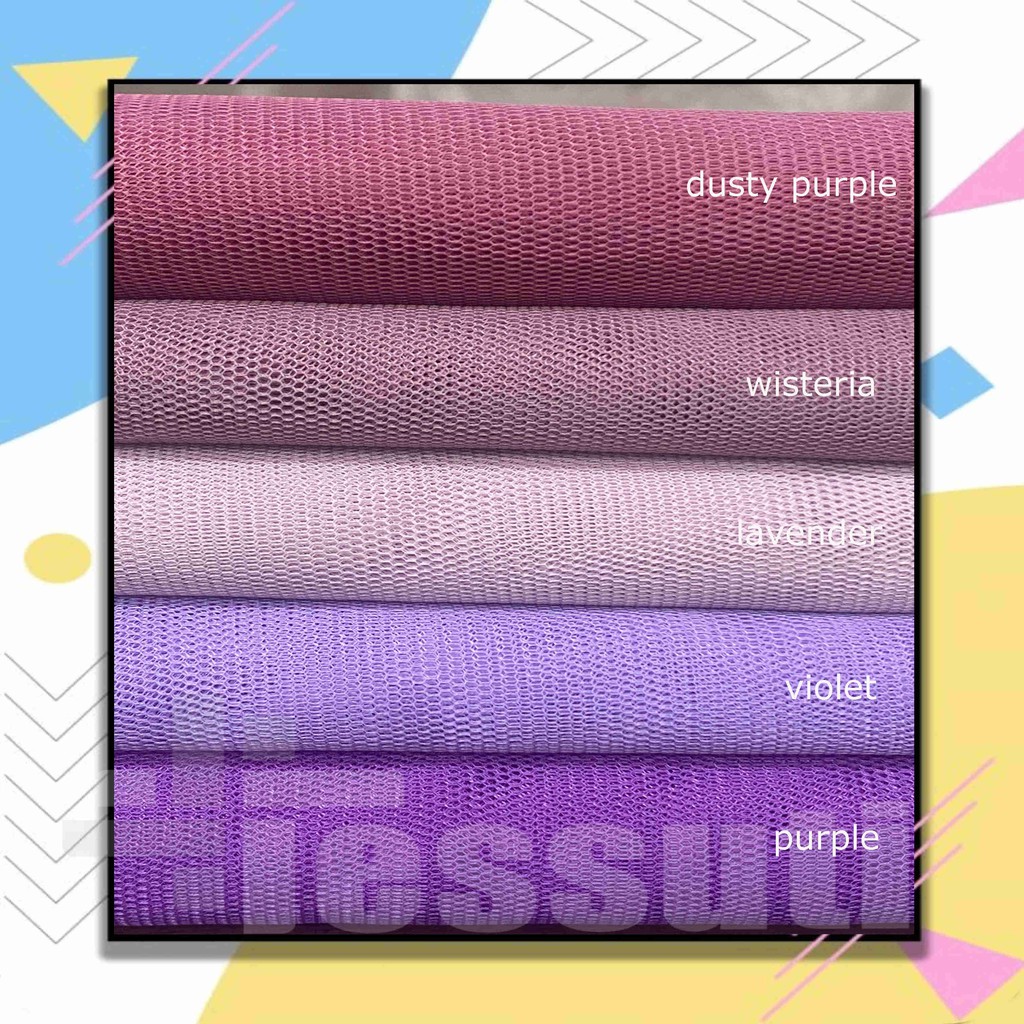 KAIN TILE HALUS POLOS / SOFT TULLE