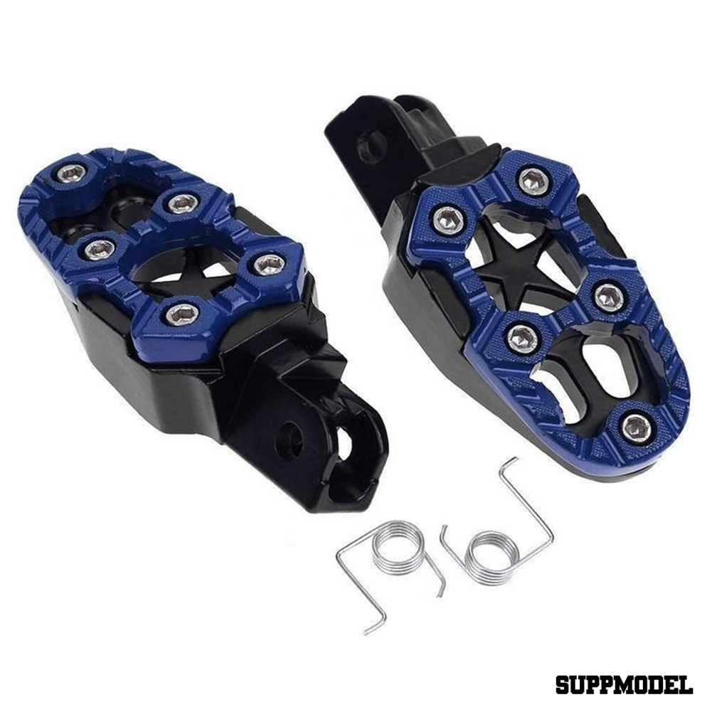 Spm 2pcs / Set Pedal Kaki Motor Off-Road Universal Bahan Metal Ukuran 8mm