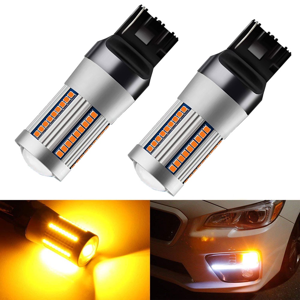 2pcs Lampu Led Canbus 1156 BA15S P21W BAU15S PY21W 7440 T20 992 Untuk Sein