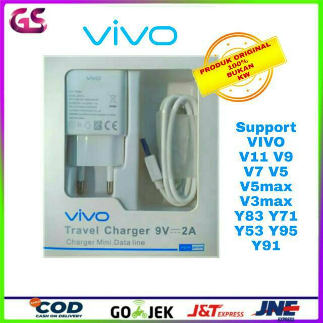 Charger VIVO Original 100% Fast Charging 9V-2A / Charger