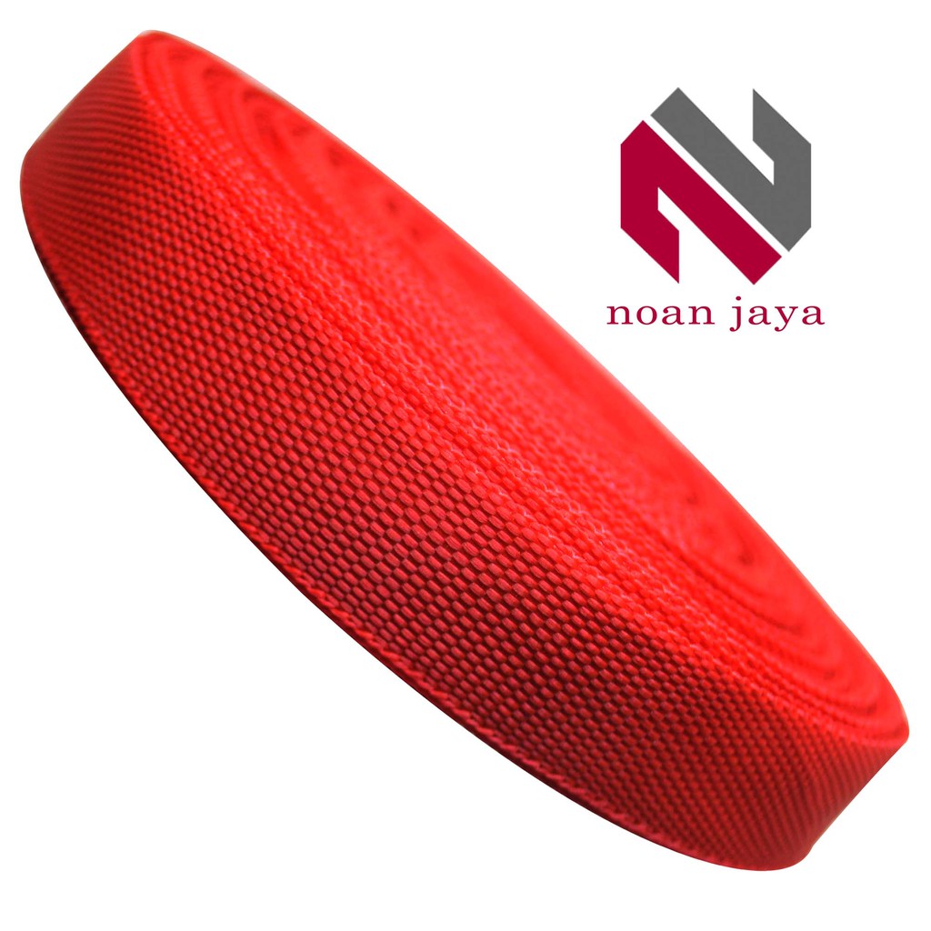

TALI WEBBING PELIPIT / BISBAN TAS UKURAN 2.0 CM PCR 20 CRM MERAH