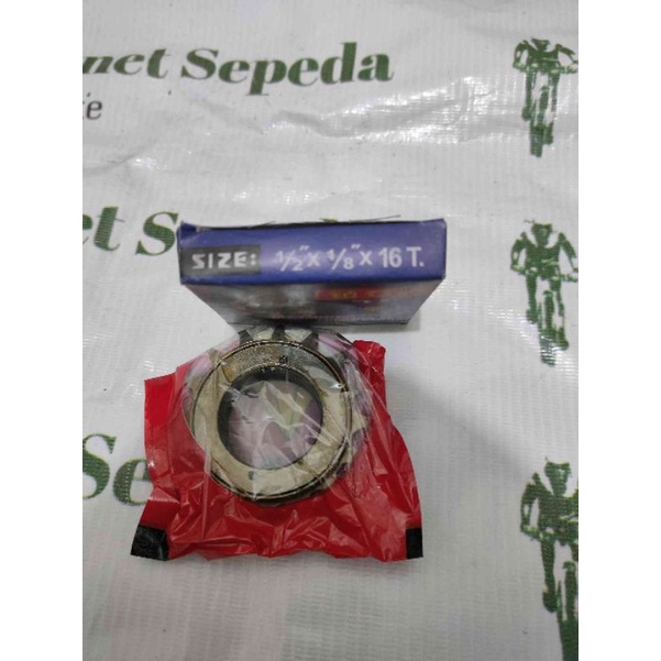 Freewheel Diamond 16T Cokelat