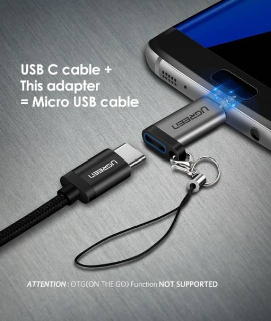 Ugreen Adapter Micro USB Male to Type C Original