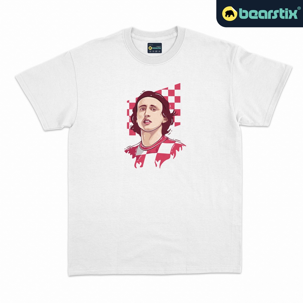BEARSTIX - Tshirt Luka Modric - Baju Kroasia - Tshirt Piala Dunia - Kaos Qatar 2022