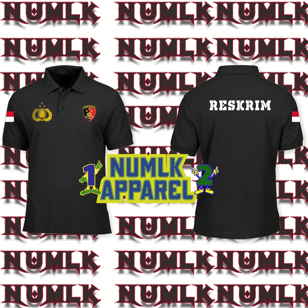 KAOS POLO SHIRT PENDEK POLISI RESKRIM BARESKRIM POLRI