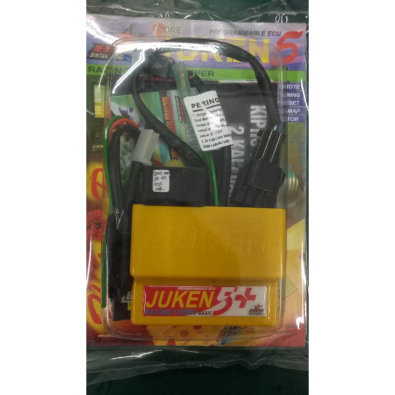 BRT ECU JUKEN 5 + RACING TURBO BEAT POP/BEAT ESP/SCOOPY ESP/VARIO 110 FI INJKESI + T BOX