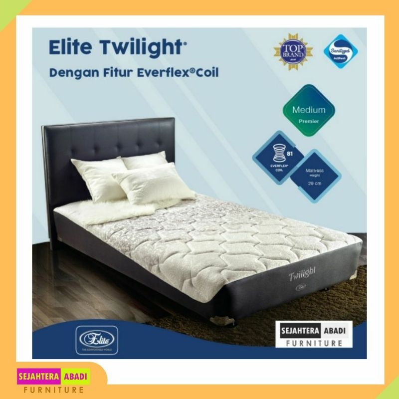 Springbed Kasur Elite Twilight Multibed Boxy Matras & Full Set