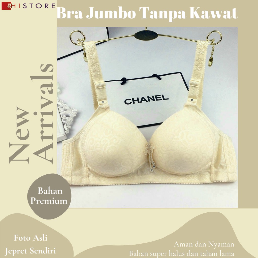 [HI]Bra BH JUMBO Cup C Fashion Wanita Bra wanita Premium BH Busa Tipis Tanpa Kawat Sangat Nyaman 333