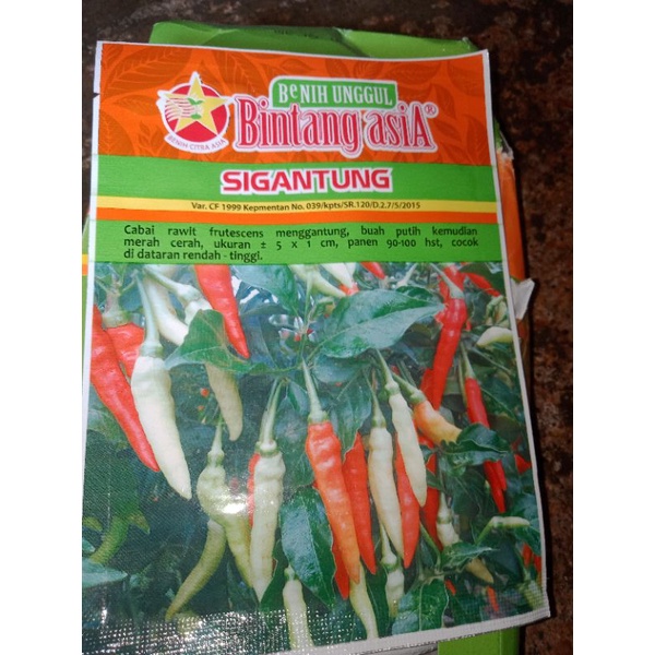 Cabai rawit Sigantung Bintang Asia