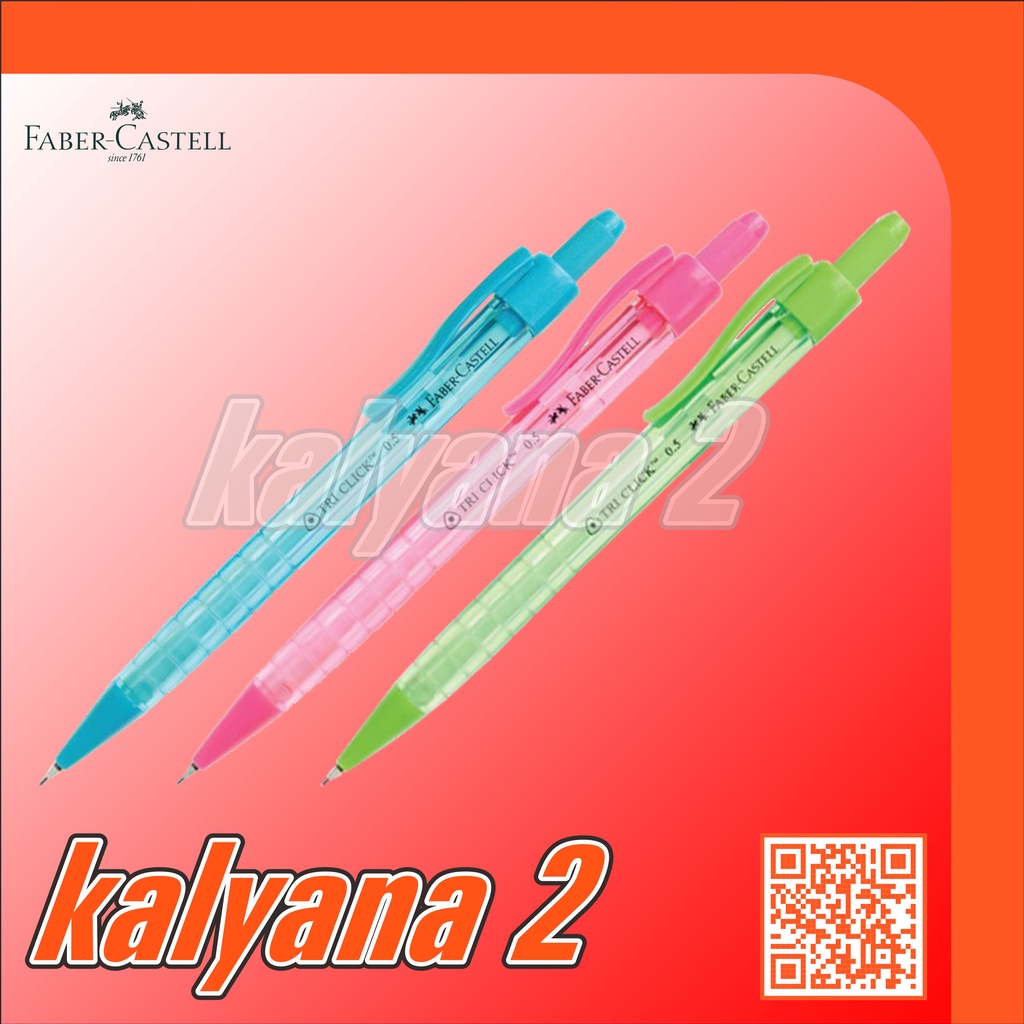 

Pensil Mekanik / Mechanical Pencil FABER-CASTELL TriClick 0,5
